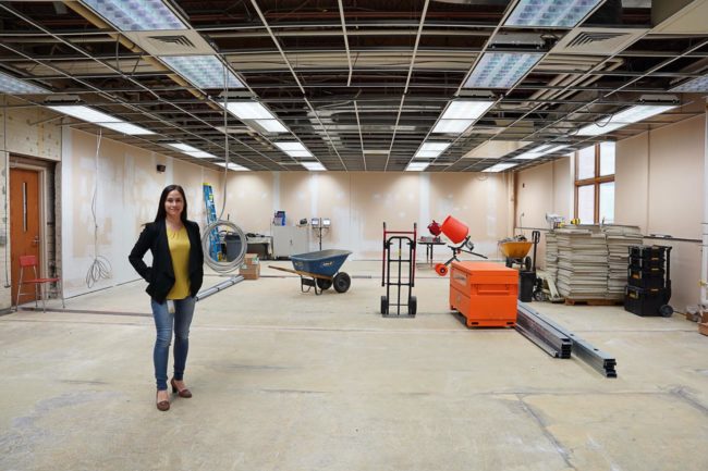 Hudson Companies provides Donation for Technology Center